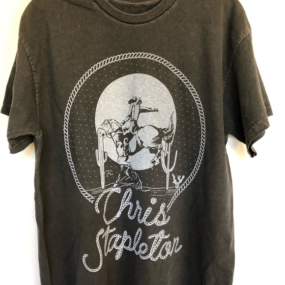 Chris Stapleton Garment Dyed Boyfriend T shirt - Picture 2 of 6